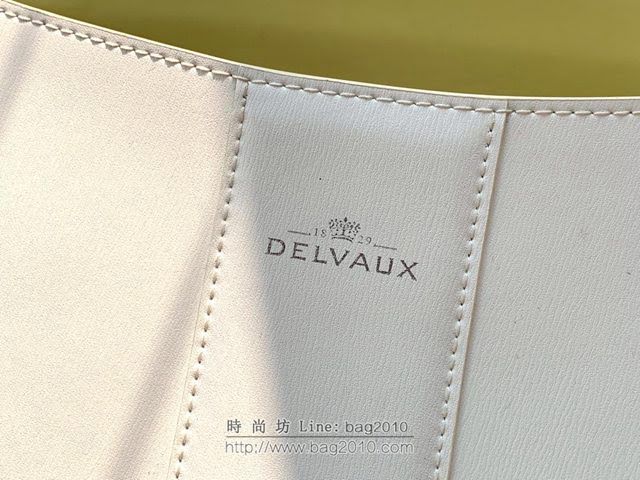 DELVAUX女包 Brillant手袋 原版Box皮 德爾沃女手提包 Dv0028風琴黑色 Delvaux女單肩包  fcs1251